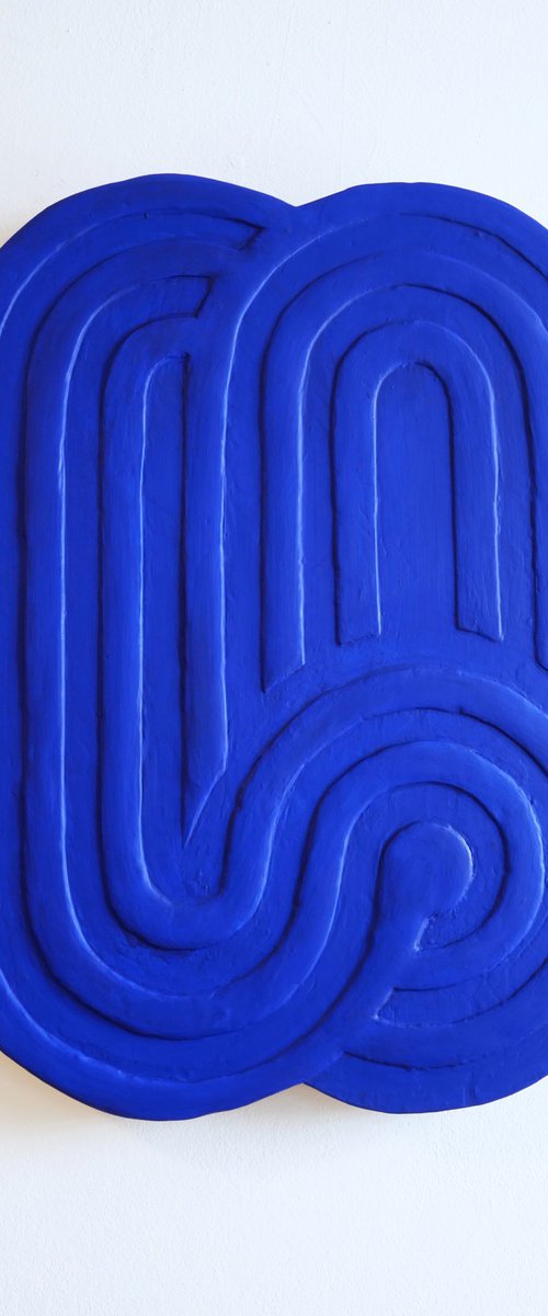 Letters labyrinth, geometric perspective by Jessica Moritz