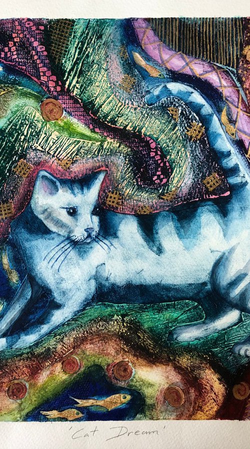 Cat Dream by Marian Carter