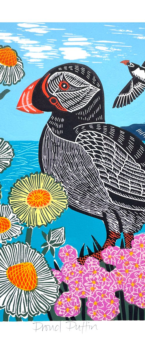 Proud Puffin by Kate Heiss