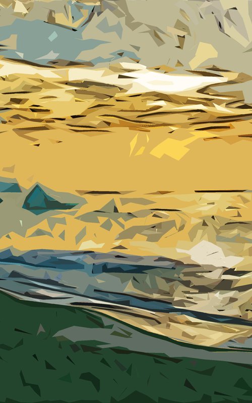 Mori Point Evening by HAL BOHNER