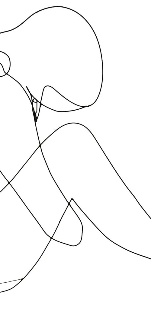 404 seated nude by Bart Soutendijk