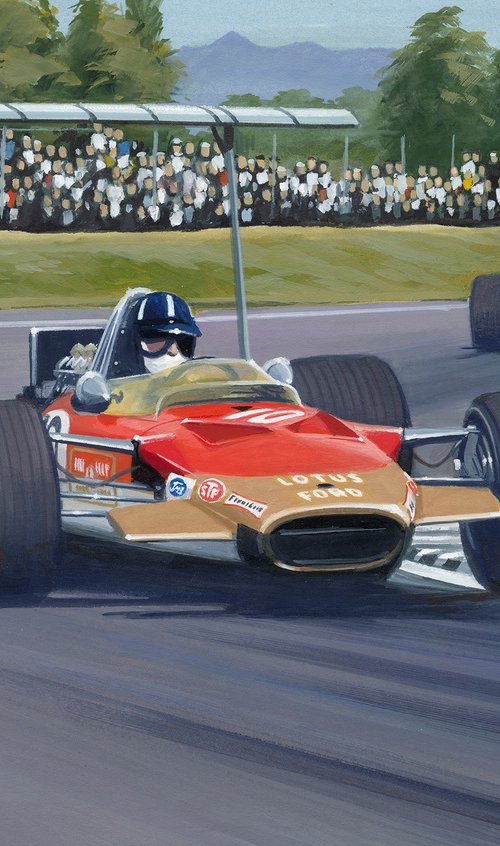 Graham Hill, Lotus 49, 1968 by Martin Tomlinson