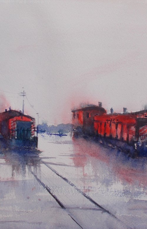 trains 21 by Giorgio Gosti