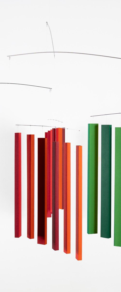 Moving stripes mobile No. 2 by George Koutsouris