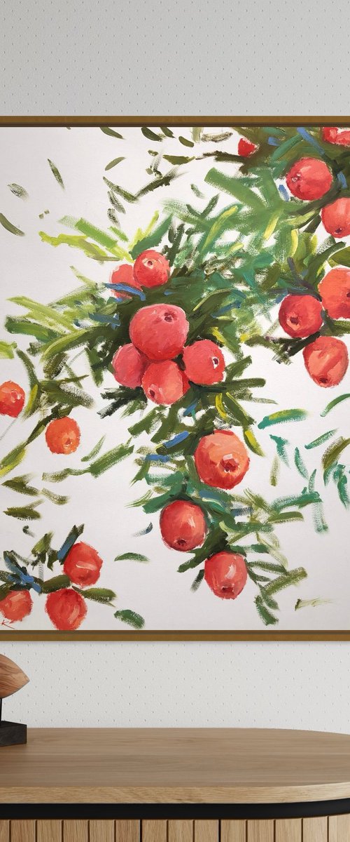 Red apples by Volodymyr Smoliak