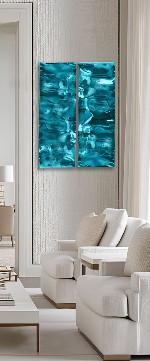 Waves in Emerald by Anna Sidi-Yacoub