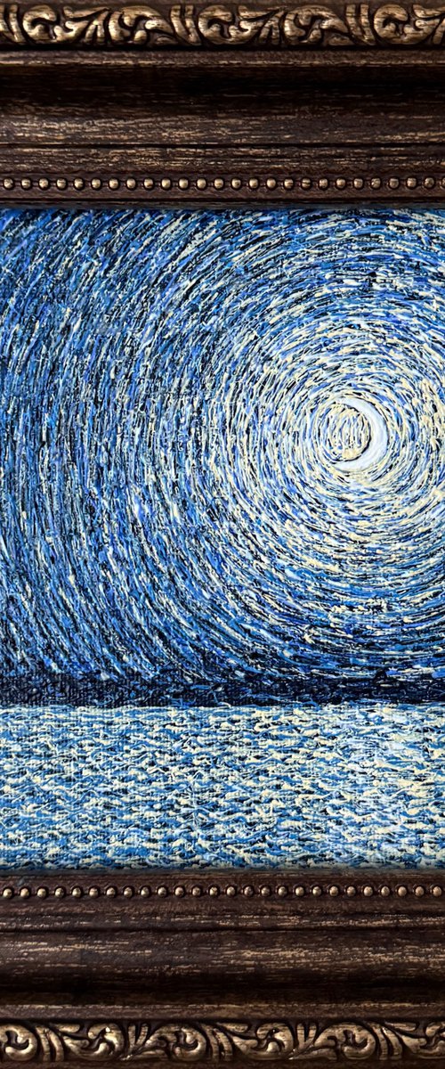 Young Moon Over the Water by Tina Shyfruk