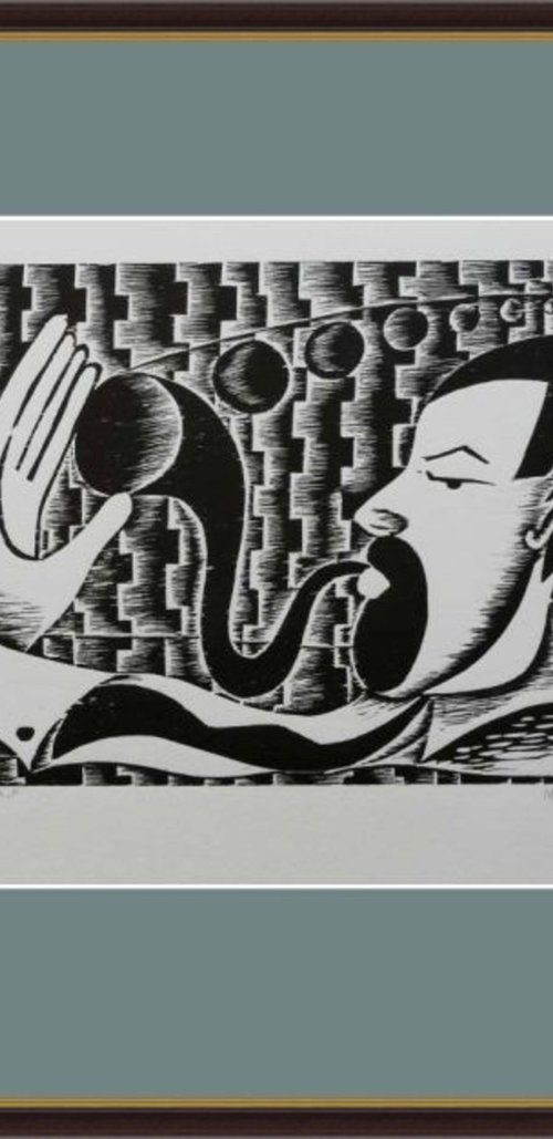 "Pipe smoker" by Sergei Monin