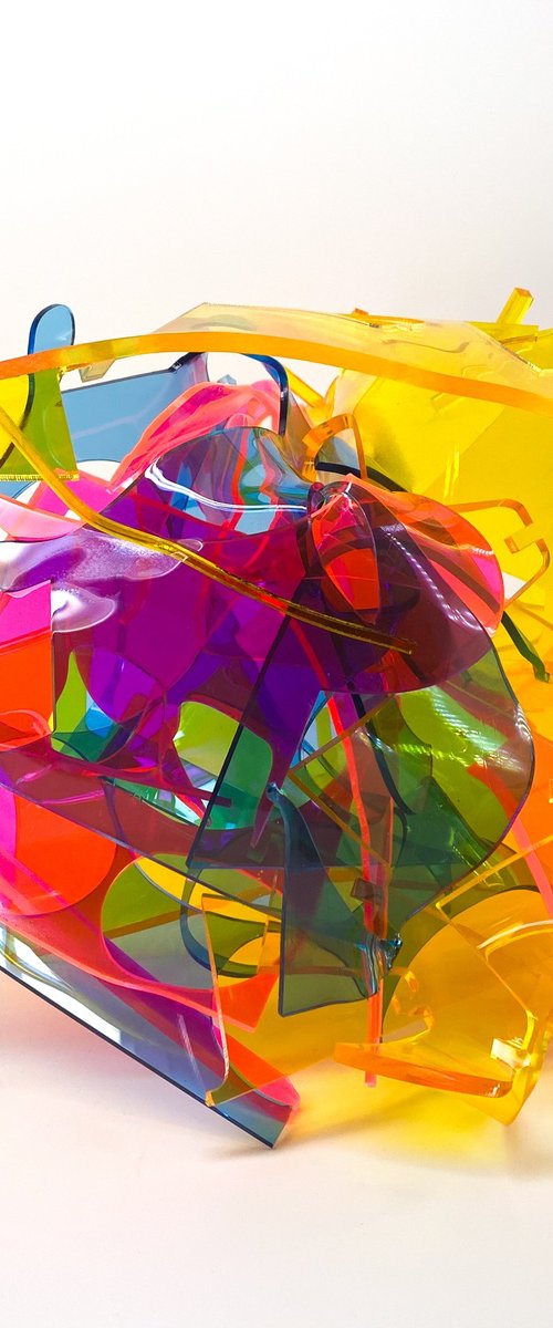 Ecstatic Art Sculpture by Debra Ann