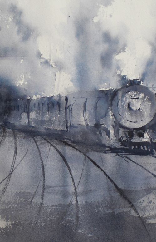 trains 13 by Giorgio Gosti