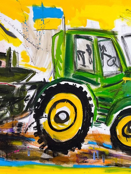 Ukrainian farmer by V. Lishko