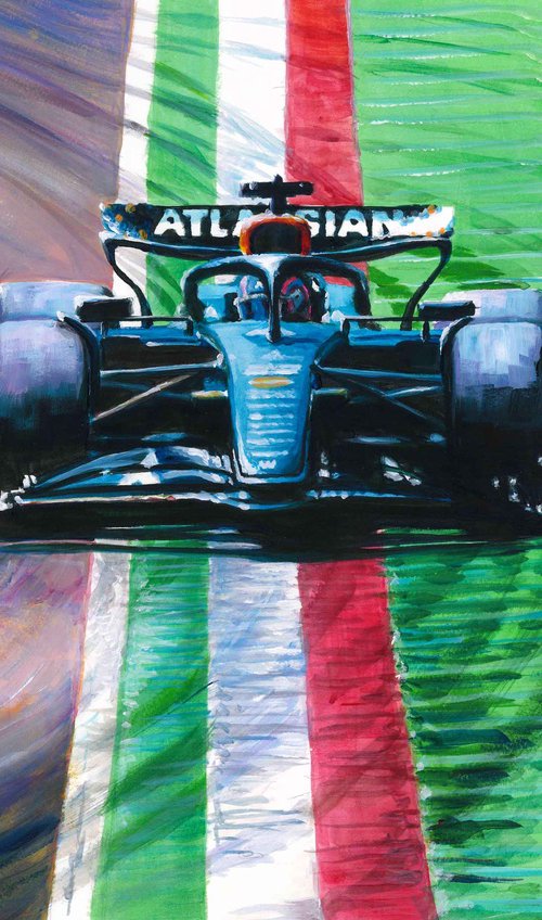 Alex Albon 2025 Williams F1 by Alex Stutchbury