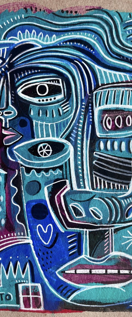 ABSTRACT FACES by DARIA KUSTO