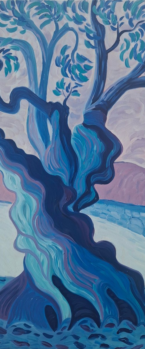 Blue Haze Olive by Kirsty Wain