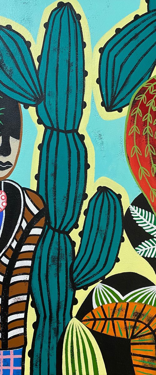 Walking in the jungle #1 by Diana Rosa