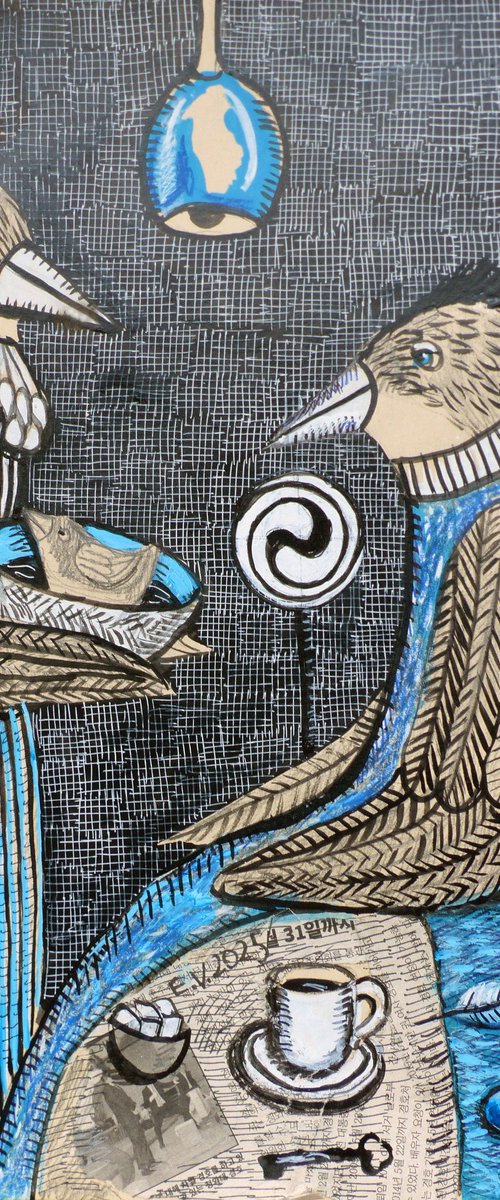 Morning Conversation by Elizabeth Vlasova