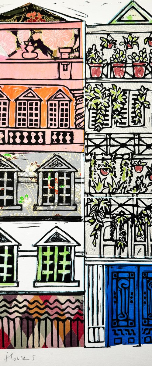 Vietnamese Houses 2 by Hazel McNab