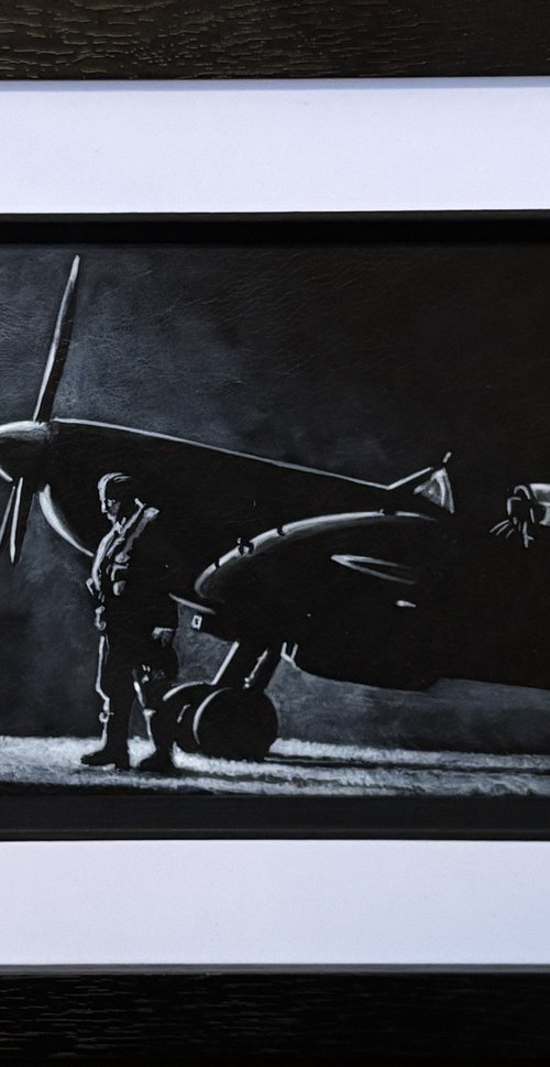 Monochrome Spitfire #2 by Karl Hamilton-Cox