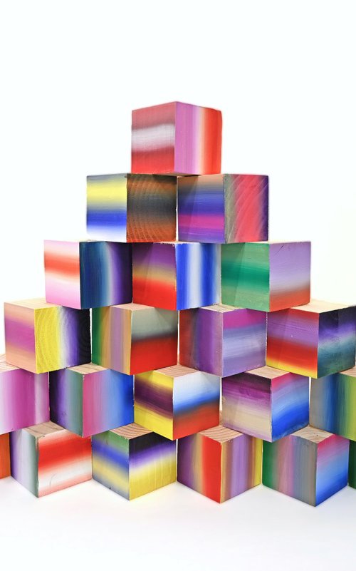 Ombre blocks by Sumit Mehndiratta