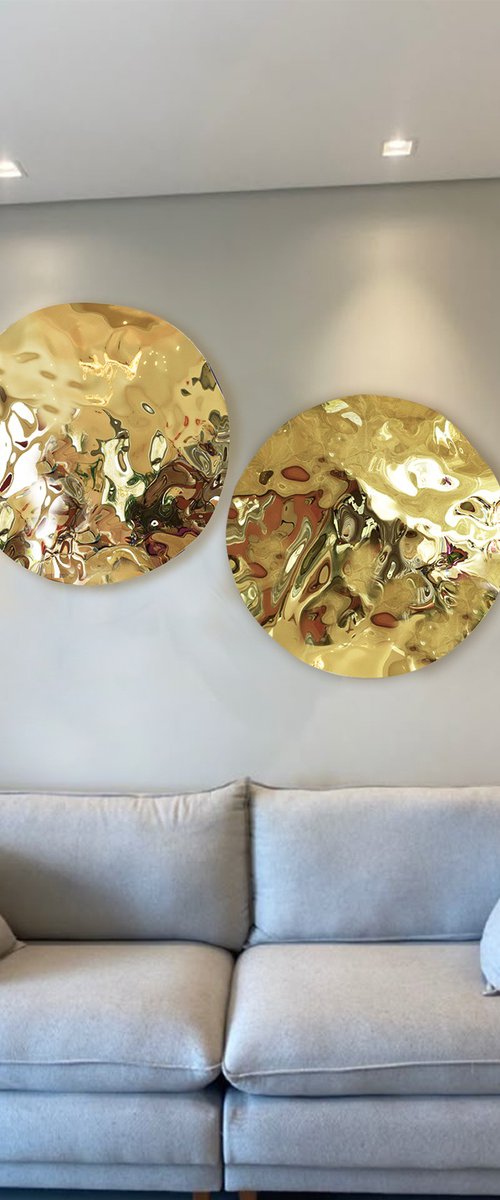 Golden Scenery by Anna Sidi-Yacoub